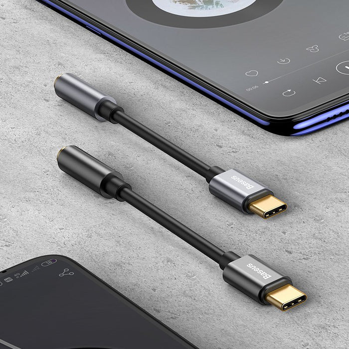 EAN 6953156297852 - Baseus L54 cable de teléfono móvil Negro, Gris USB C 3,5mm imagen 7