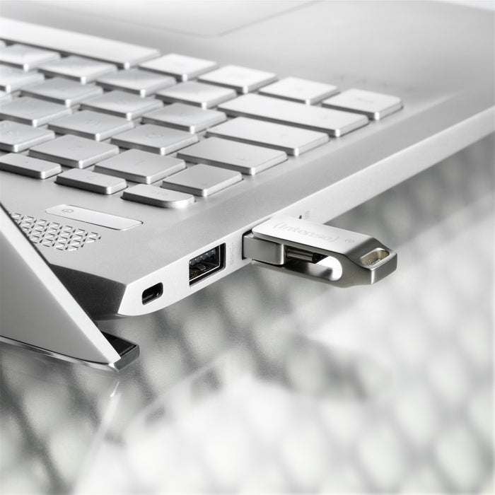 EAN 4034303025053 - Intenso cMobile Line unidad flash USB 32 GB USB Type-A / USB Type-C 3.2 Gen 1 (3.1 Gen 1) Plata imagen 6