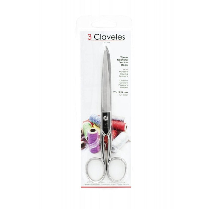 EAN 8410990000218 - 3 Claveles Multi Purpose tijera de costura 180 mm Acero inoxidable imagen 2