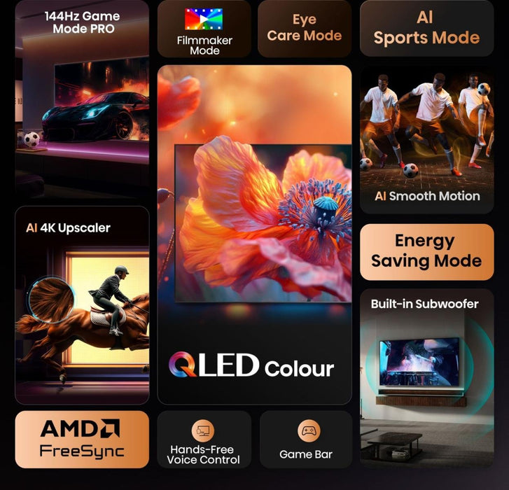 EAN 6942351424491 - Hisense 98E7Q 2,49 m (98") 4K Ultra HD Smart TV Wifi Negro imagen 3