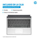 EAN 196337123618 - HP Elite x2 G8 Premium Keyboard teclado Oficina Plata imagen 3