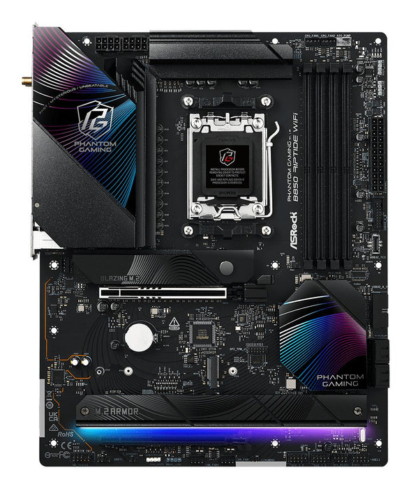 EAN 4711581490079 - Asrock Phantom Gaming B850 Riptide WiFi AMD B850 Zócalo AM5 ATX imagen 2