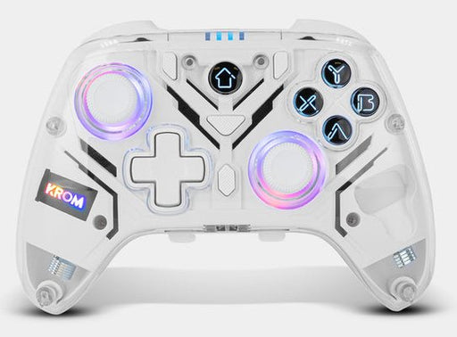 EAN 8436587974977 - Krom NXKROMKRYSTAL mando y volante Transparente, Blanco Bluetooth/USB Gamepad Analógico/Digital Android,  imagen 2