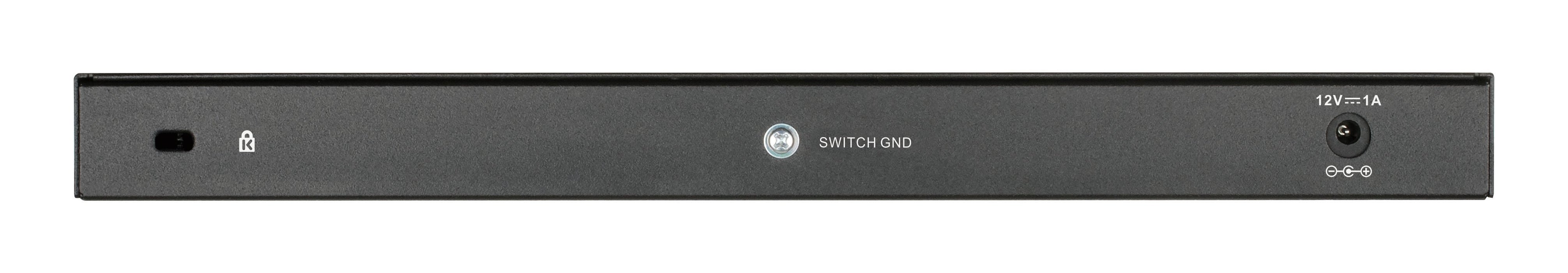 EAN 0790069455261 - D-Link DGS-1016S No administrado Gigabit Ethernet (10/100/1000) Negro imagen 3
