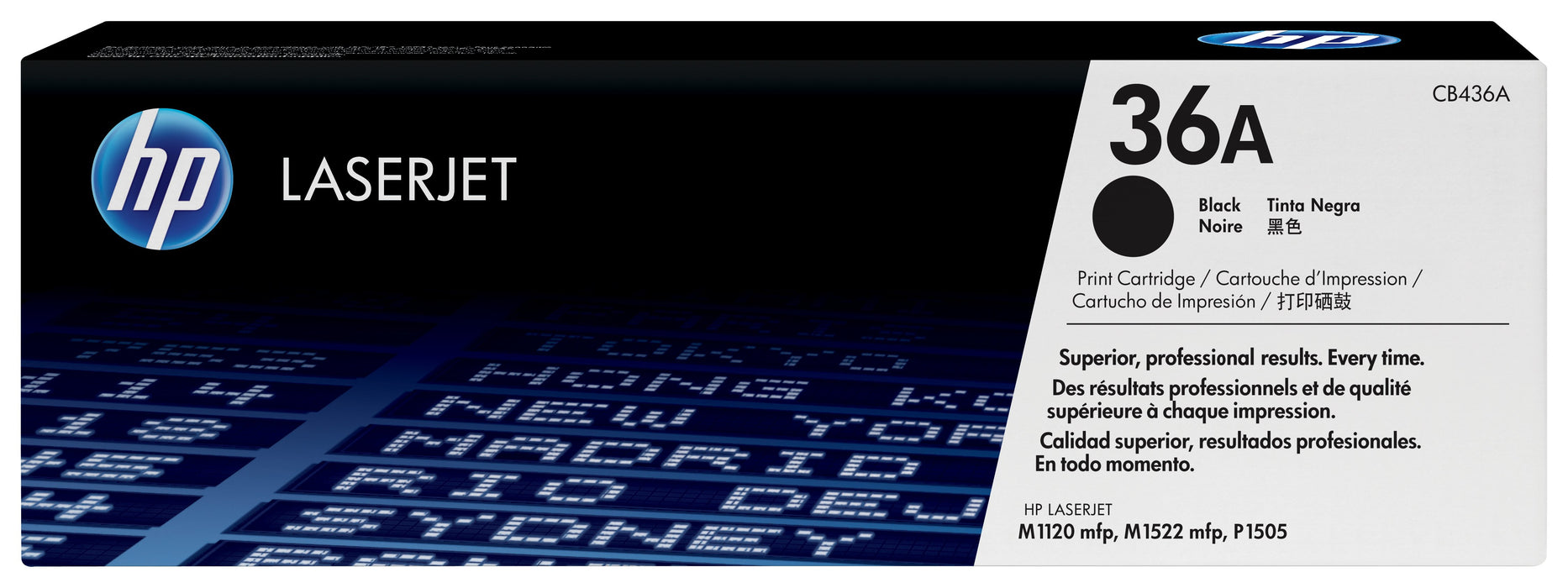EAN 0882780905221 - HP 36A Black Original LaserJet Toner Cartridge cartucho de tóner 1 pieza(s) imagen 1