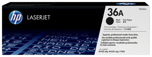 EAN 0882780905221 - HP 36A Black Original LaserJet Toner Cartridge cartucho de tóner 1 pieza(s) imagen 1