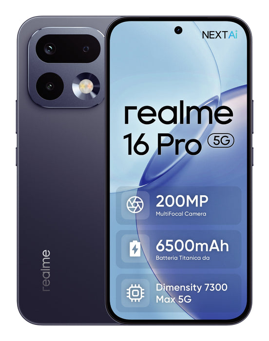 EAN 6941764485037 - realme 16 Pro 17,3 cm (6.8") SIM doble 5G 8 GB 512 GB 6500 mAh Gris imagen 2