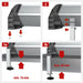 EAN 4007123691746 - Brennenstuhl 1990500010 abrazadera Abrazadera para regleta eléctrica Plata imagen 2