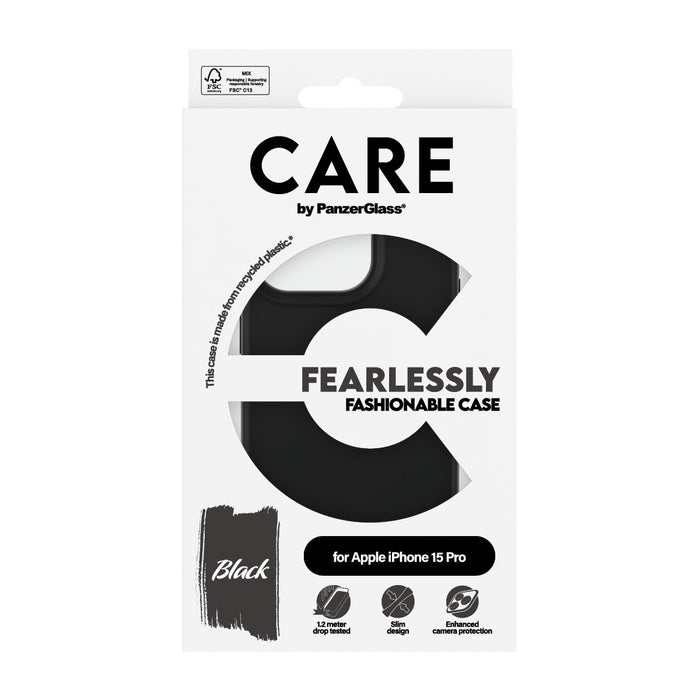EAN 5715685005657 - PanzerGlass CARE™ by ® Case Black iPhone 15 Pro funda para teléfono móvil Negro imagen 3