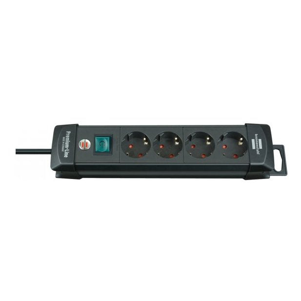 EAN 4007123623983 - Brennenstuhl 1951140100 base múltiple 1,8 m 4 salidas AC Interior Negro imagen 12