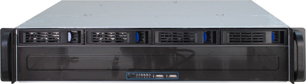 EAN 4260133128644 - Inter-Tech 2U-2404L Estante Negro, Plata imagen 2