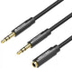 EAN 6922794736047 - Vention BBOBY cable de audio 2 x 3.5mm 3,5mm Negro imagen 1