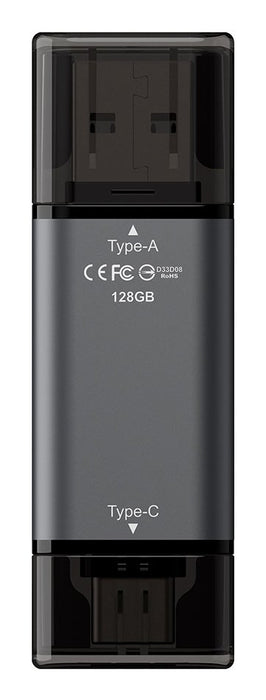 EAN 4711430803739 - Team Group X1 USB 3.2 Gen1 unidad flash USB 64 GB USB Type-A / USB Type-C 3.2 Gen 1 (3.1 Gen 1) Negro, Gr imagen 5