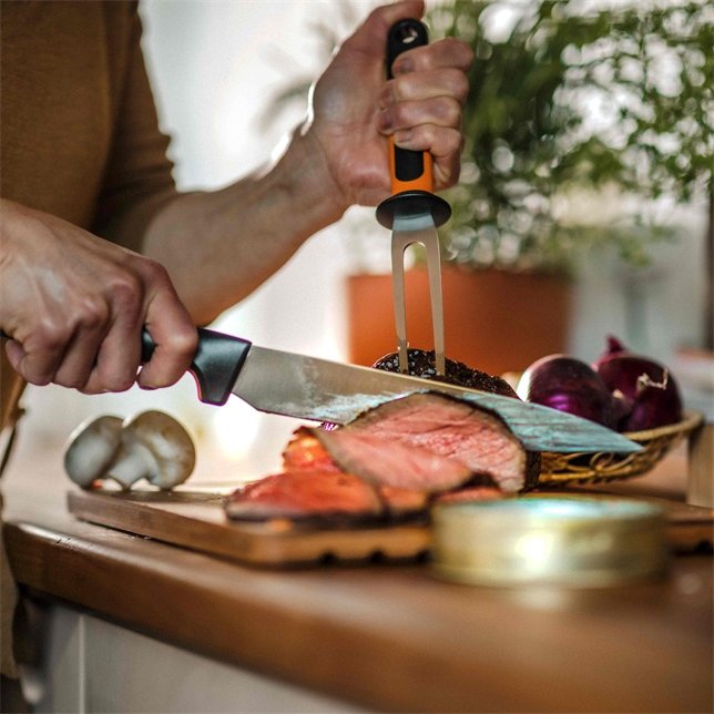 EAN 6424002012849 - Fiskars 1057539 cuchillo de cocina Acero inoxidable 1 pieza(s) Cuchillo de trinchar imagen 3