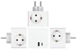 EAN 4066857001993 - Alcasa SW01-W base múltiple 3 salidas AC Interior Blanco imagen 5