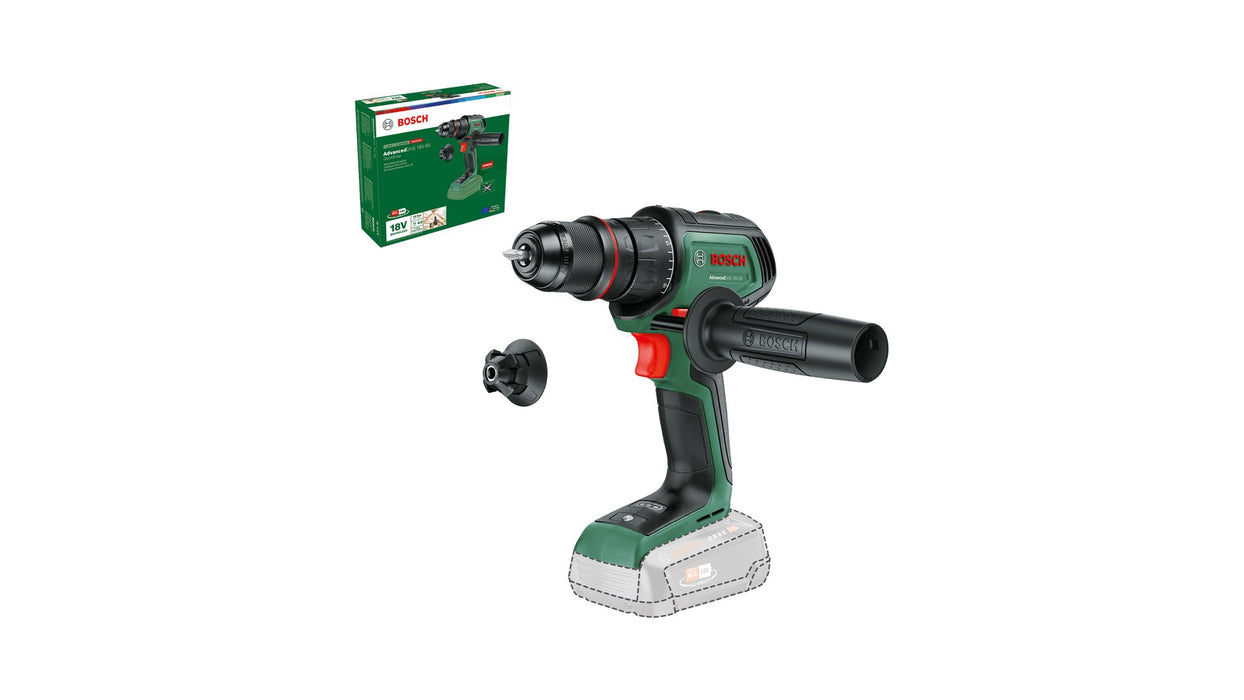 EAN 4053423239621 - Bosch AdvancedDrill 18V-80 QuickSnap 1950 RPM Sin llave 830 g Negro, Verde imagen 4