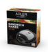 EAN 5908256832503 - Adler AD 3015 sandwichera 750 W Negro, Plata imagen 6