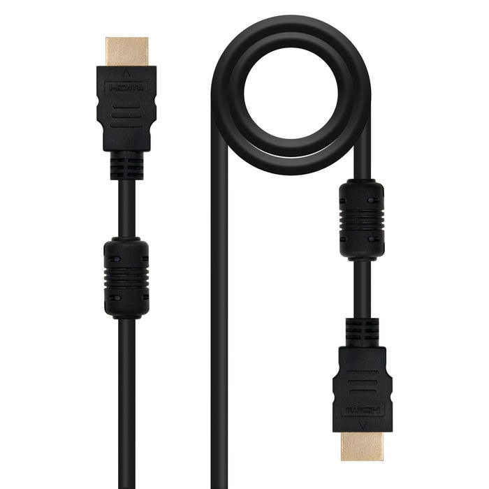 EAN 8433281004825 - Nanocable 10.15.1802 cable HDMI 1,8 m HDMI tipo A (Estándar) Negro imagen 1