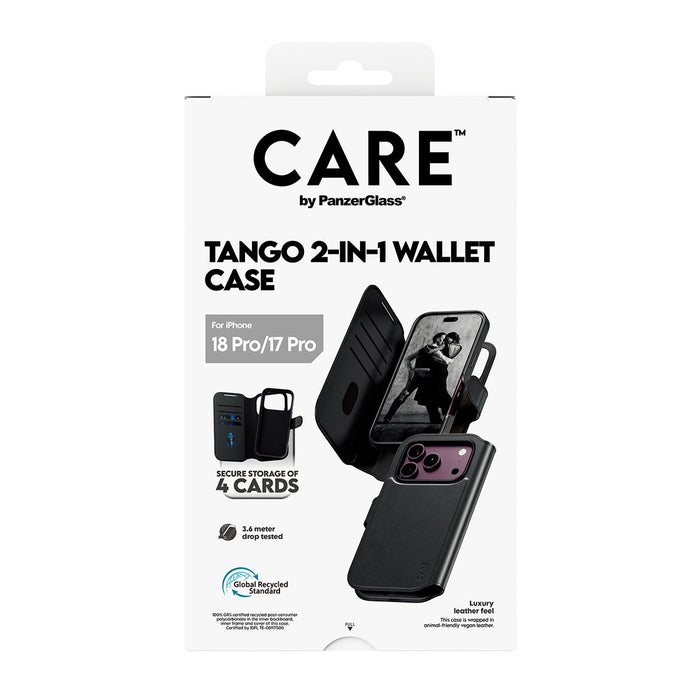 EAN 5715685043819 - PanzerGlass CARE™ by ® Tango 2-in-1 Wallet Case Black w. MagSafe iPhone 2026 Pro | 17 Pro funda para telé imagen 3