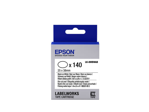 EAN 8715946611815 - Epson LK-8WBWAB cinta para impresora de etiquetas Negro sobre blanco imagen 1