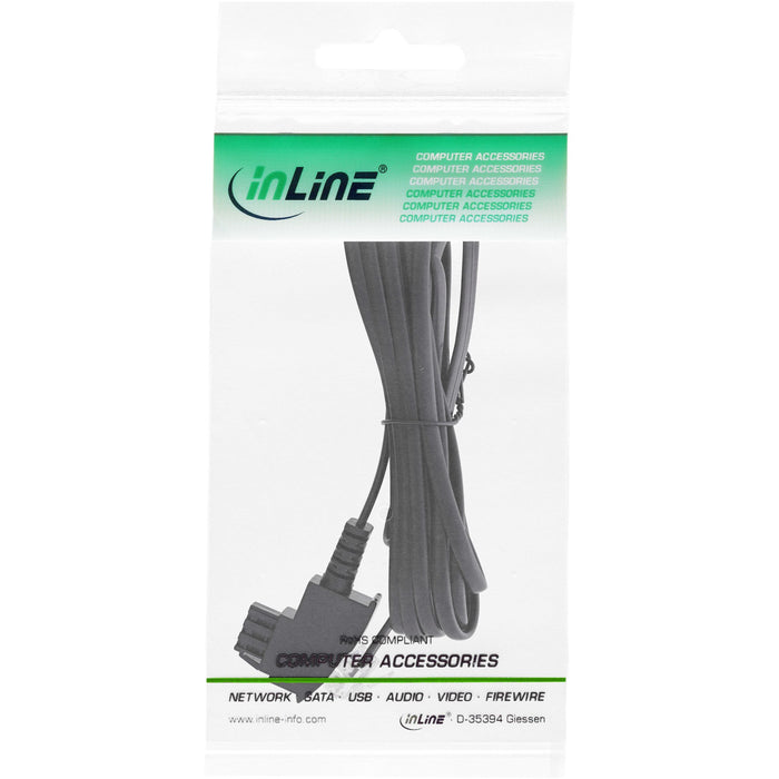 EAN 4043718096046 - InLine 18615 cable telefónico 15 m Negro imagen 2