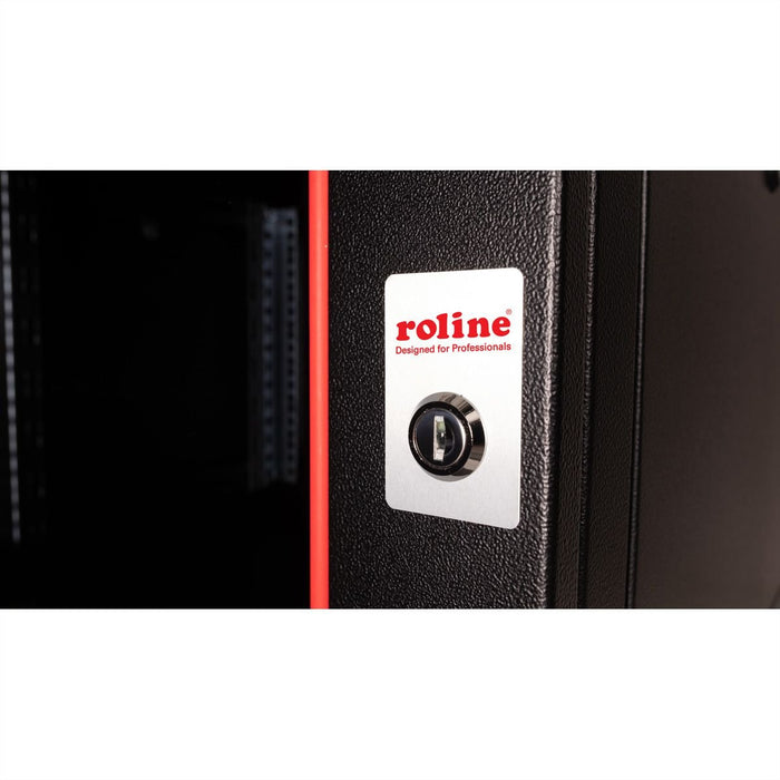 EAN 7630049601741 - ROLINE 26.21.0171 armario rack 7U Bastidor de pared Negro imagen 4