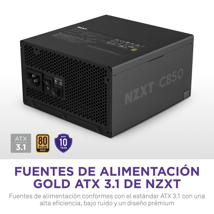 EAN 5056547204796 - NZXT C850 Gold ATX 3.1 unidad de fuente de alimentación 850 W 24-pin ATX Negro imagen 7