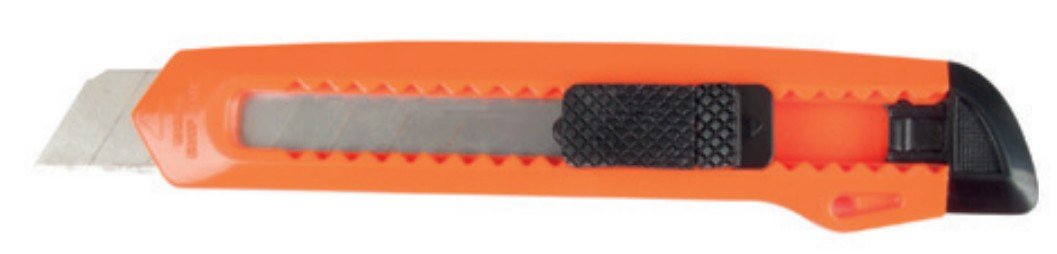 EAN 5705831109377 - Q-CONNECT KF10937 cúter Negro, Metálico, Rojo Cúter de cuchillas intercambiables imagen 1