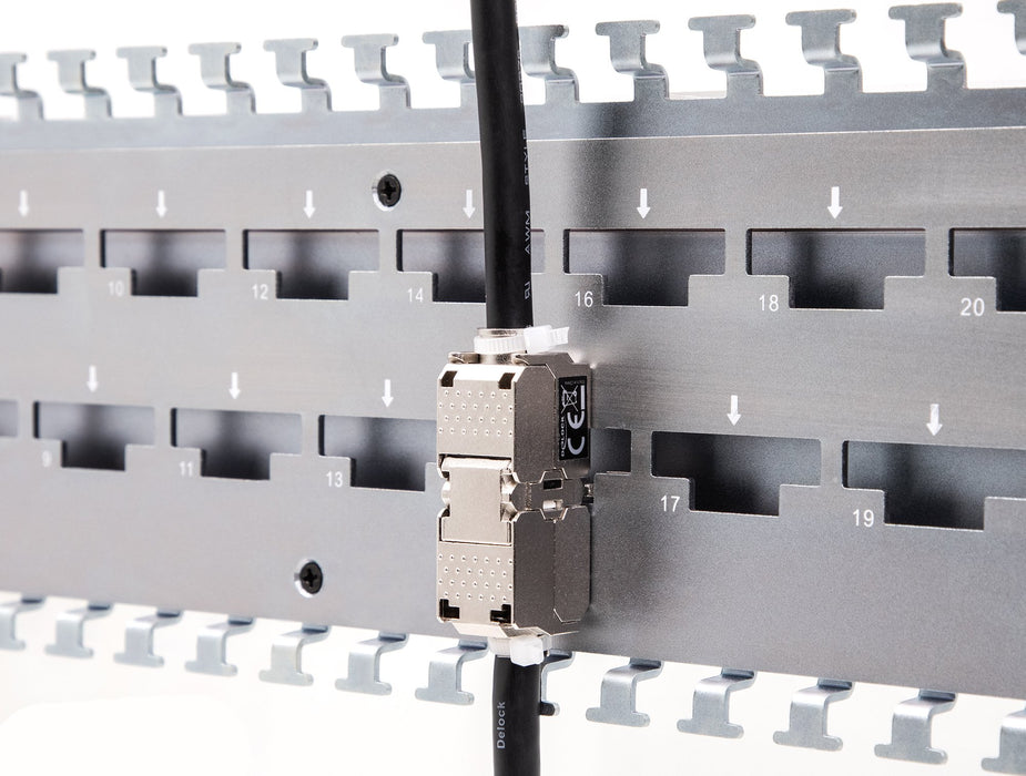EAN 4043619670703 - DeLOCK 67070 accesorio de bastidor Panel de gestión de cables imagen 4
