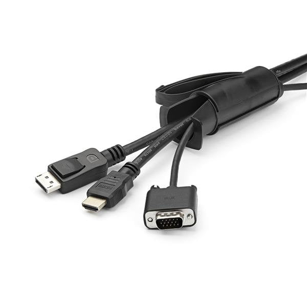 EAN 65030887113 - StarTech.com CMSCOILED3 organizador de cables Pasacables Negro 1 pieza(s) imagen 3