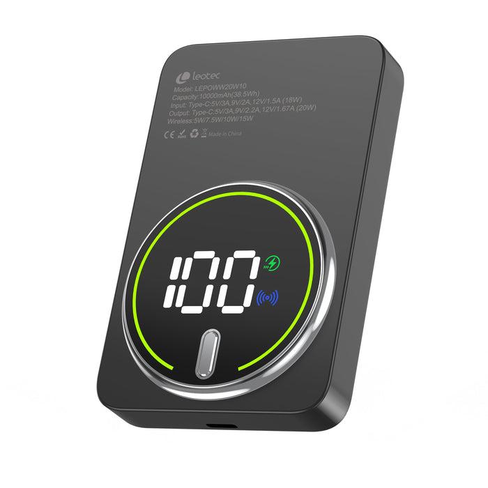 EAN 8436588883711 - Leotec LEPOWW20W10K batería externa Polímero de litio Cargador inalámbrico imagen 2