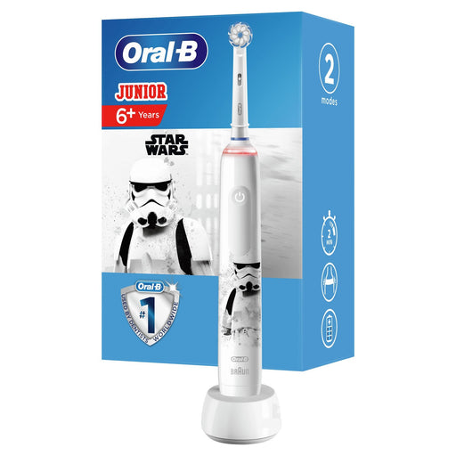 EAN 4210201396109 - Oral-B Junior 80353788 cepillo eléctrico para dientes Niño Cepillo dental giratorio Negro, Azul imagen 1
