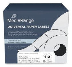 EAN 4260459618072 - MediaRange MRBDK11202 etiqueta de impresora Blanco Etiqueta para impresora no adhesiva imagen 2