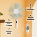 EAN 8426156012803 - Grunkel FAN-B16ECOTIMER ventilador Blanco imagen 8