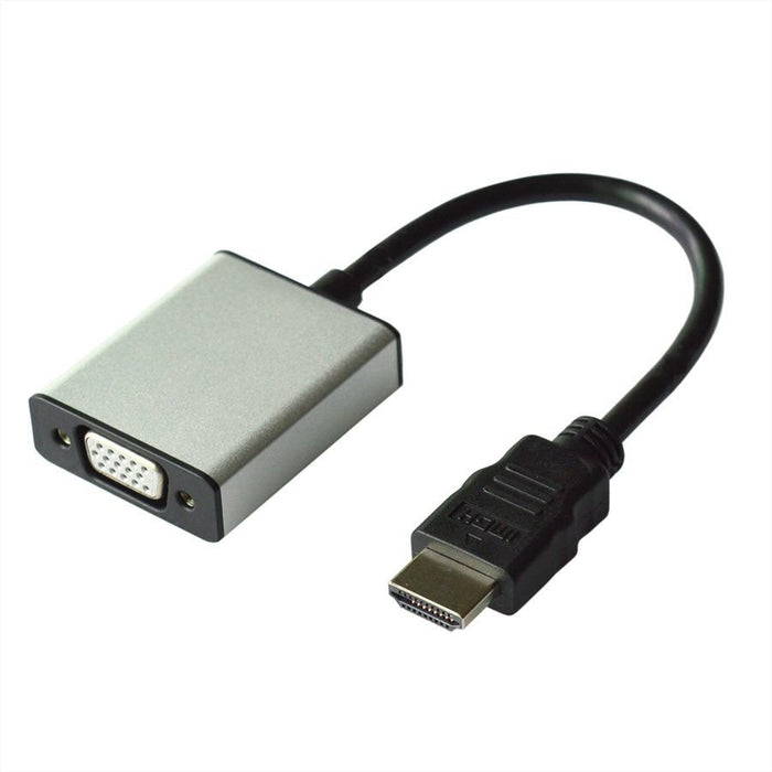 EAN 7611990142712 - VALUE HDMI - VGA+3.5mm VGA (D-Sub) + 3,5mm Negro, Plata imagen 1
