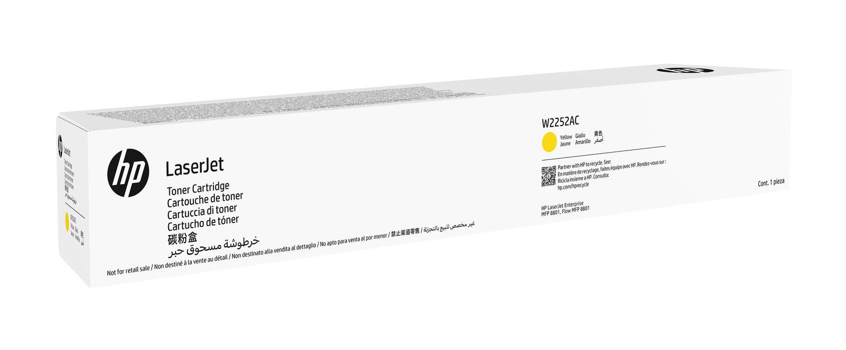EAN 198122169801 - HP LaserJet Yellow Toner Crtg cartucho de tóner 1 pieza(s) imagen 1