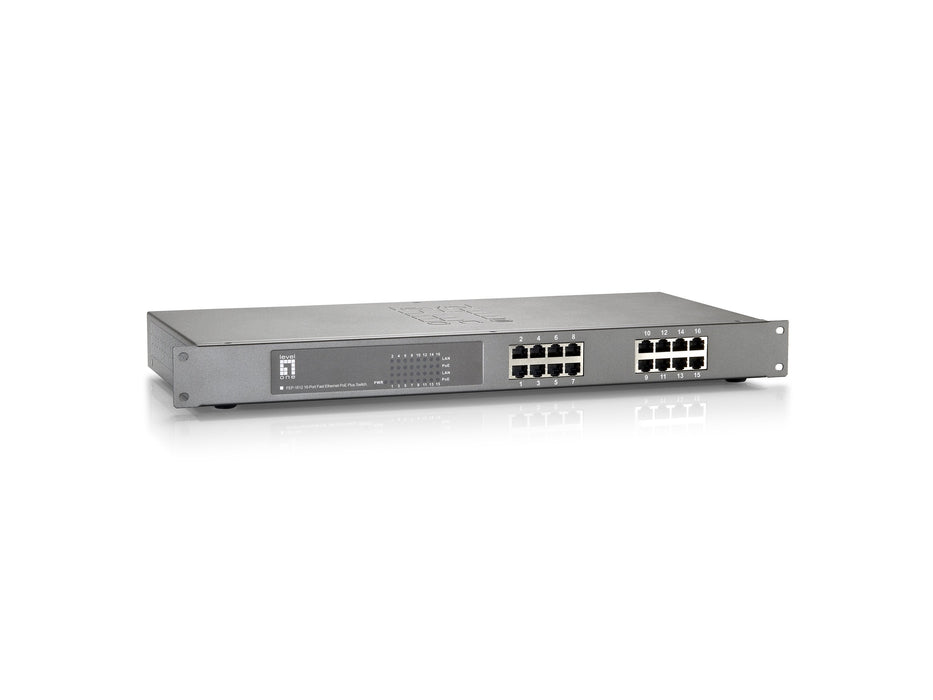 EAN 4015867199886 - LevelOne FEP-1612W150 switch Fast Ethernet (10/100) Energía sobre Ethernet (PoE) Gris imagen 3