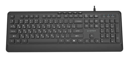 EAN 8716309137119 - Gembird KB-MCH-05-CYRL teclado Universal USB QWERTY Internacional de EE.UU., Ucranio, Ruso Negro imagen 1