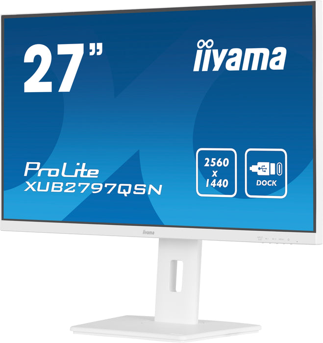 EAN 4948570125036 - iiyama G-MASTER XUB2797QSN-W2 pantalla para PC 68,6 cm (27") 2560 x 1440 Pixeles Quad HD LED Blanco imagen 6