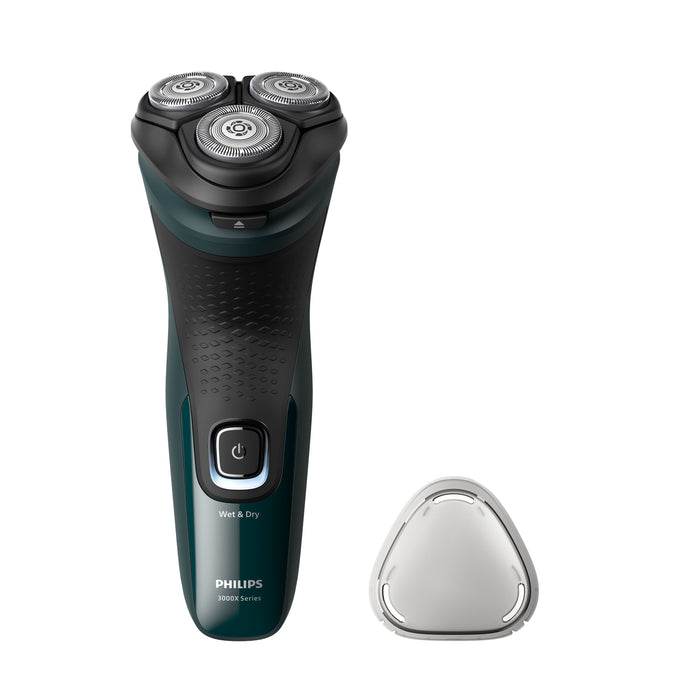 EAN 8720689019040 - Philips X3002/00 afeitadora Máquina de afeitar de rotación Recortadora Negro, Verde imagen 1