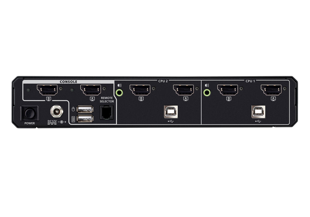 EAN 4710469349782 - ATEN CS1142DPH4-AT-G interruptor KVM Negro imagen 3