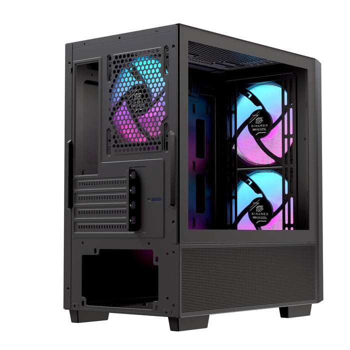 EAN 6977277360400 - Einarex EXCS-PM-150R-B carcasa de ordenador Midi Tower Negro imagen 13