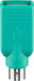 EAN 4040849689192 - Goobay 68919 cambiador de género para cable USB Type-A PS/2 Verde imagen 1
