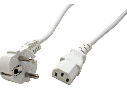 EAN 7630049613096 - VALUE 19.99.1016 cable de transmisión Blanco 0,6 m CEE7/7 IEC 320 imagen 2