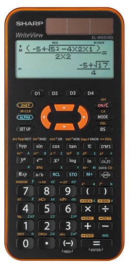 EAN 4974019029962 - Sharp EL-W531XGYR calculadora Bolsillo Calculadora científica Negro, Naranja imagen 1