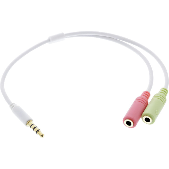 EAN 4043718205851 - InLine 99302W cable de audio 0,15 m 3,5mm 2 x 3.5mm Blanco imagen 1