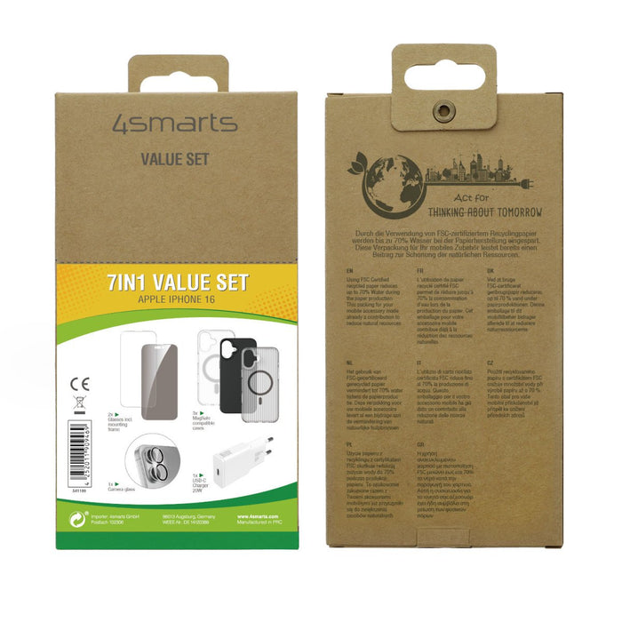 EAN 4252011909469 - 4smarts 541189 kit arrancador para teléfono móvil Negro, Gris, Transparente, Blanco imagen 5