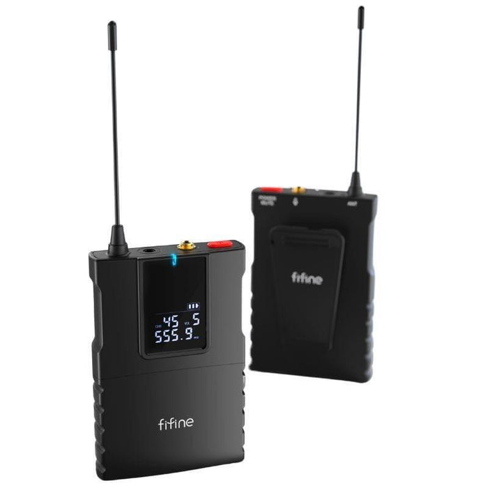 Fifine C8 Negro - Micrófono De Cámara Profesional Inalámbrico