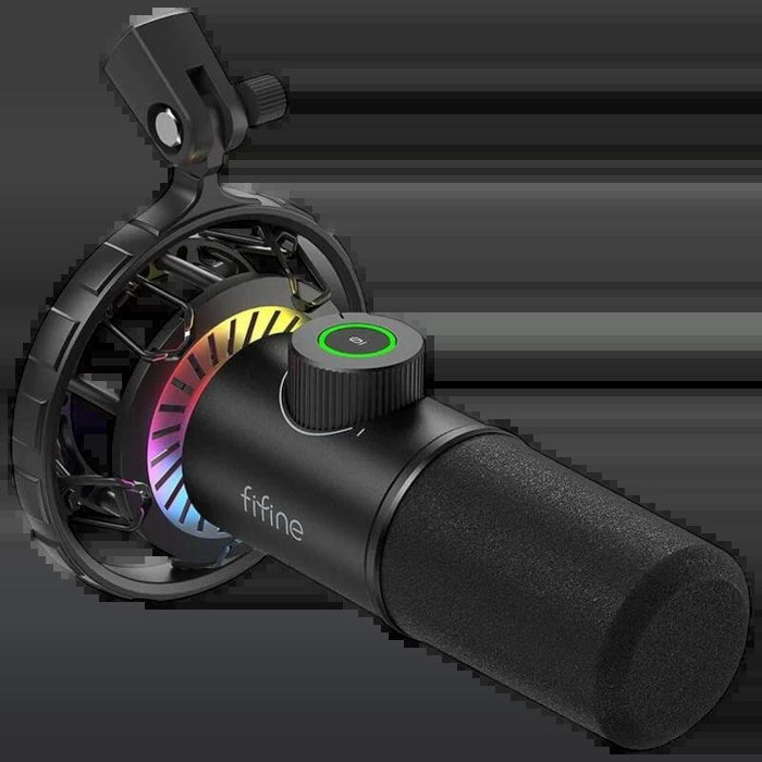 Fifine K658 Rgb Micrófono Usb Para Grabación Y Transmisión En Pc