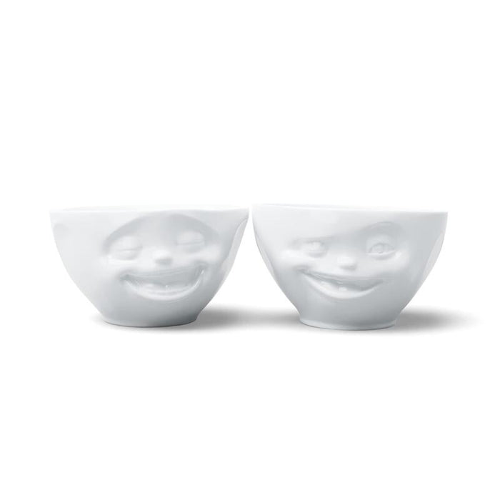 Fiftyeight Schälchen-Set 200ml - Lachend & Zwinkernd Blanco